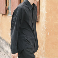 Signature Cocoon Dress Shirt - Black