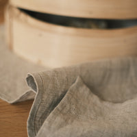 7115 Linen Tea Towel - Flax