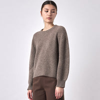 Signature Poet Sleeves Sweater - Yak Edition - Taupe