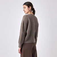 Signature Poet Sleeves Sweater - Yak Edition - Taupe
