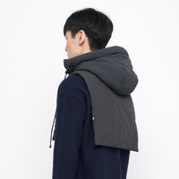 Hooded Vest - FW24 - Navy Black