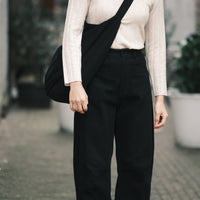 Signature Curve Legged Work Trouser - Brushed Canvas Edition - Black