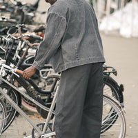 Signature Panel Pockets Jacket - Spring Edition - Washed Black