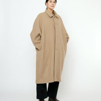 Cuffed Wool Coat - FW25 - Desert Sand