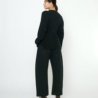 Oversized Ribbed Mockneck - FW25 - Black