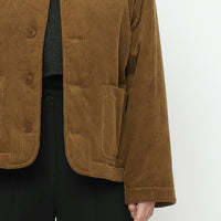 Corduroy Liner Jacket - FW25 - Sepia Brown
