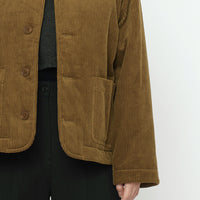 Corduroy Liner Jacket - FW25 - Sepia Brown
