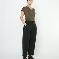 Signature Pleated Trouser - Canvas Edition - Black