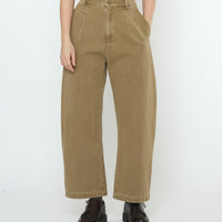 Tailored Curve Legged Trouser - FW25 - Kelp