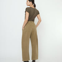 Tailored Curve Legged Trouser - FW25 - Kelp