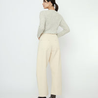 Curve Legged Work Trouser - FW25 - Antique White