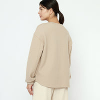 Boiled Wool Keepsake Jumper - FW25 - Sand Beige