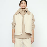 Double Faced Canvas Vest - FW25 -Off-White