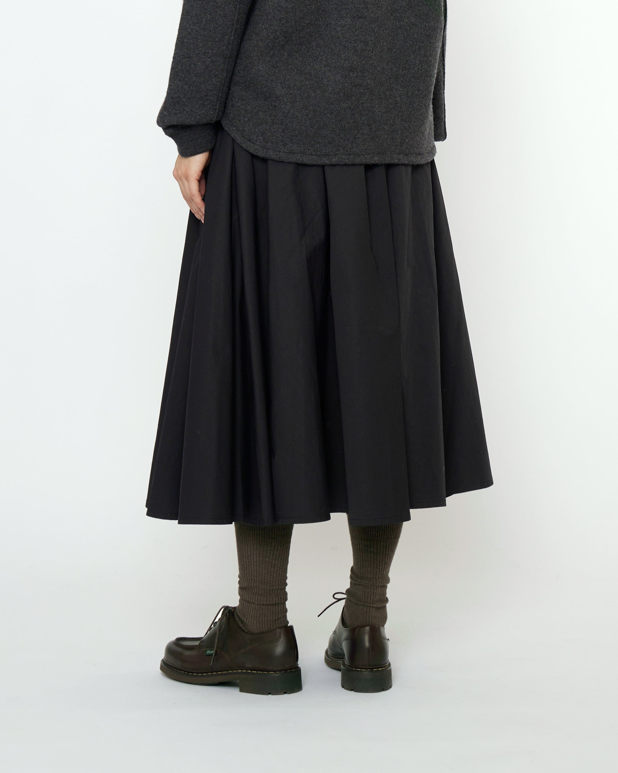 S ring pleats skirt full ブラック Pleats Please by Issey Miyake Efficient Square Skirt - Black
