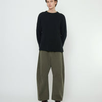 Oversized Ribbed Mockneck - FW25 - Black