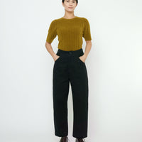 Ribbed Short Sleeves - FW25 - Topaz