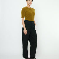 Ribbed Short Sleeves - FW25 - Topaz