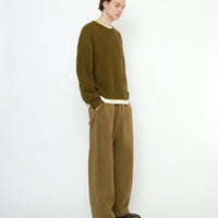 Signature Poet Sleeves Sweater - Yak Edition - Kelp