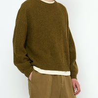 Signature Poet Sleeves Sweater - Yak Edition - Kelp