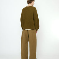 Signature Poet Sleeves Sweater - Yak Edition - Kelp
