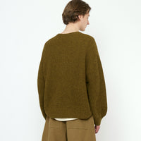 Signature Poet Sleeves Sweater - Yak Edition - Kelp