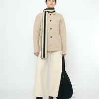 Long Scarf - Stripes - FW25 - Beige Stripes