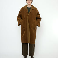 Double Faced Corduroy Coat - FW25 - Sepia Brown
