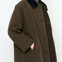 Padded Car Coat - FW25 - Taupe Brown