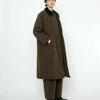 Padded Car Coat - FW25 - Taupe Brown