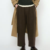 Signature Pleated Trouser - Fall Edition - Taupe Brown