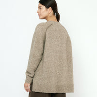 Rolled Seams Pullover - FW25 - Light Taupe