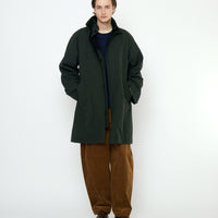 Double Collar Overcoat - FW25 - Black
