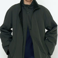 Double Collar Overcoat - FW25 - Black