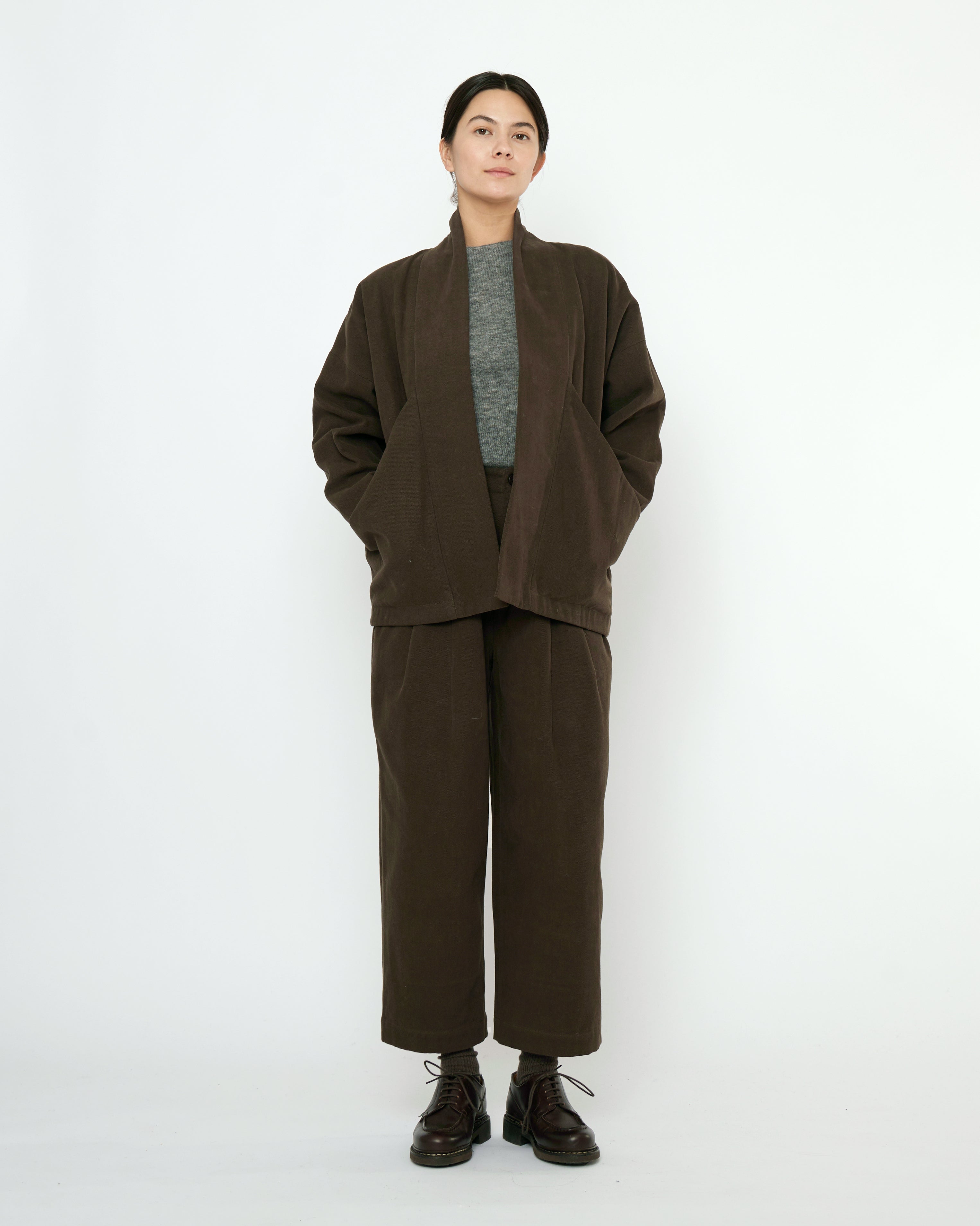 Signature Sumo Jacket - Fall Edition - Taupe Brown – 7115 by Szeki