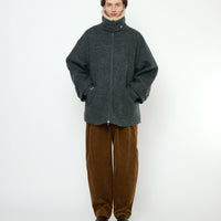 Blouson Short Coat - FW25 - Heather Gray