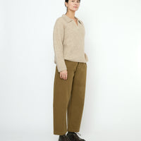 Collared V-Neck Jumper - FW25 - Dove