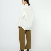 Cocoon Dress Shirt - FW25 - Off-White