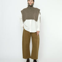 Knit Turtleneck Vest - FW25 - Taupe