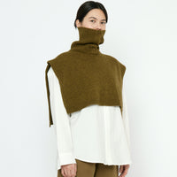 Knit Turtleneck Vest - FW25 - Kelp
