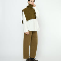 Knit Turtleneck Vest - FW25 - Kelp