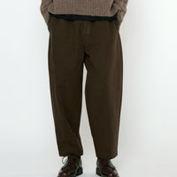 Signature Elastic Pull-Up Trouser - Fall Edition - Taupe Brown