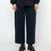 Signature Pleated Trouser - Fall Edition - Navy Black