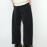 Tailored Curve Legged Trouser - FW25 - Washed Black