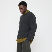 Chunky Poet Sleeves Sweater - FW26 - Charcoal