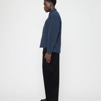 Pleated Trouser - Corduroy Edition - FW26 - Black Corduroy