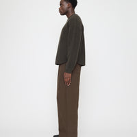 Straight Legged Trouser - FW26 - Taupe Brown