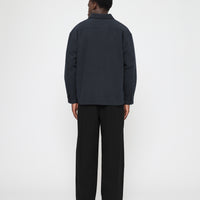 Signature Flat Hem Shirt - Brushed Canvas Edition - Navy