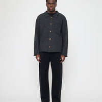 Signature Boiled Wool Shirt - Charcoal