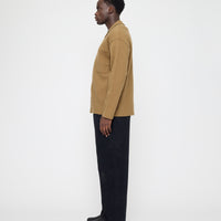 Signature Boiled Wool Shirt - Kelp