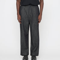 Drop-Crotch Trouser - Soft Denim Edition - FW26 - Black